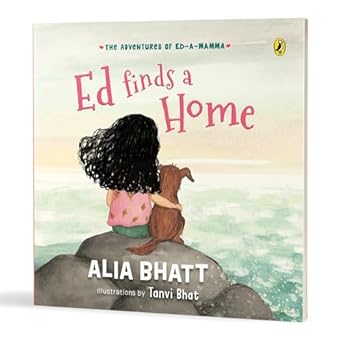 Written by Alia Bhatt and launched under the brand Ed-a-Mamma, Ed Finds a Home is a story about Alia, a little girl, and a dog named Ed.
Ed is a little dog without a home but with a heart full of hope. Alia is a little girl with a heart full of love—and a secret superpower. When Ed meets Alia, she becomes his safe place. In turn, he inspires her to be the best version of herself.