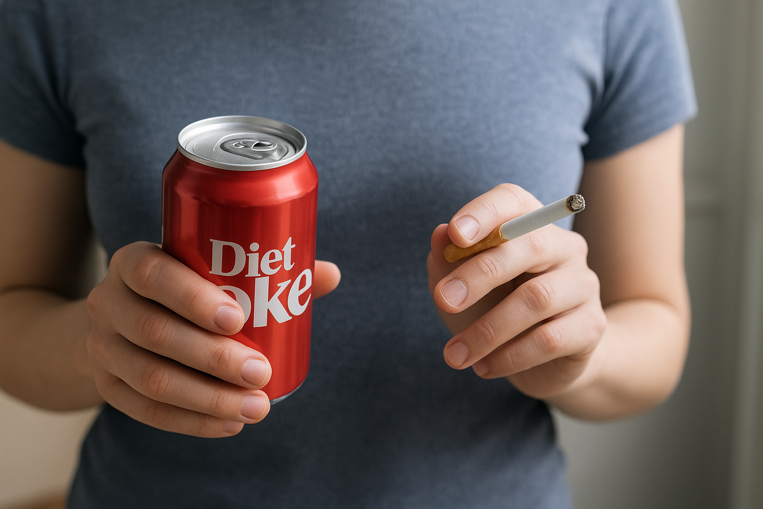 People are addicted to fizzy cold drinks like cigarettes.